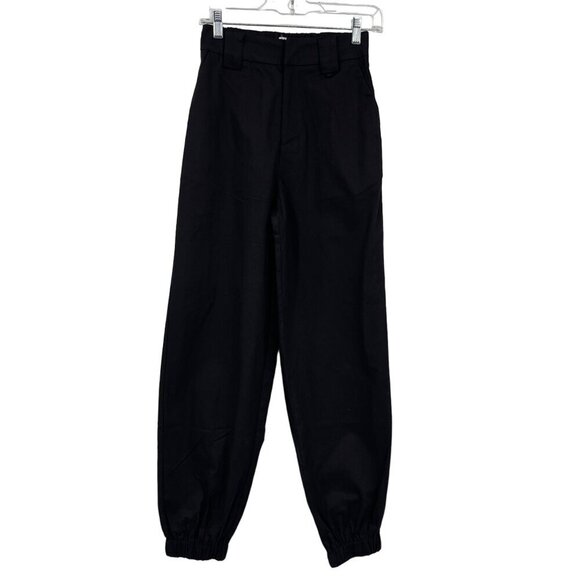 I.‎ AM. GIA Jogger Pants Women's S Black High Waisted Utility Relaxed Fit - Picture 1 of 12